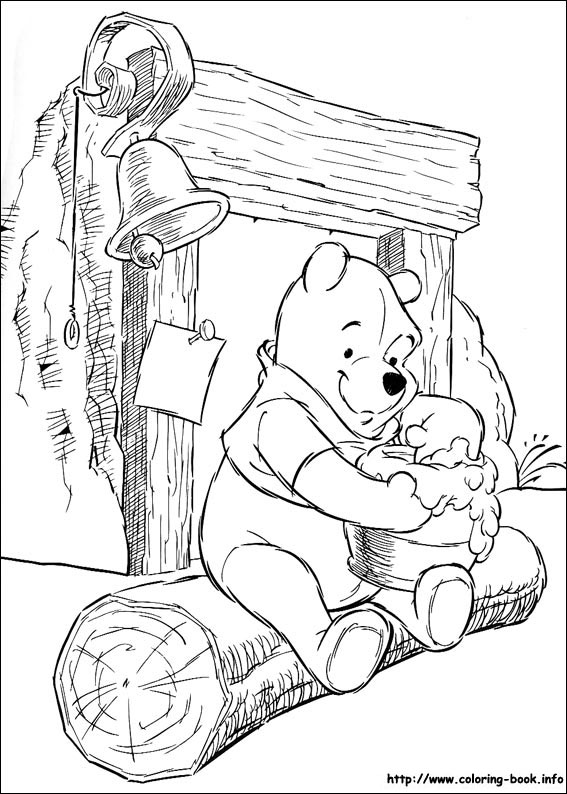 Winnie the Pooh coloring picture